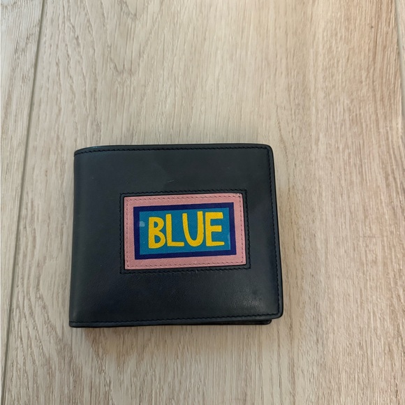 Fendi Blue Wallet with Pink and Blue Patch - Picture 3 of 7